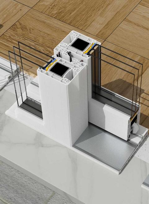 Alzante Scorrevole Minimale/ Win Slide/ Pvc