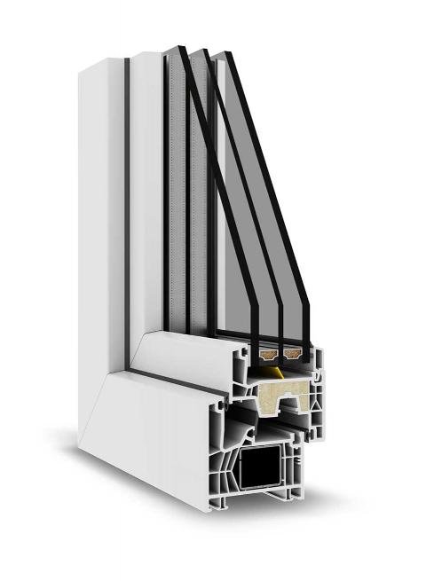 Finestra 2 ante Simmetrica/ Lumen Energy 1.0/ Pvc