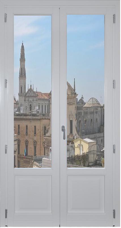 Infissi in Legno laccato Art. B2 V BI L