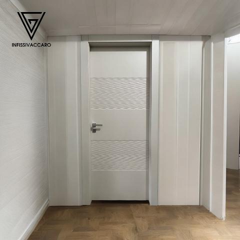 Porta pantografata Infissi Vaccaro art. 4 Fasce 3D