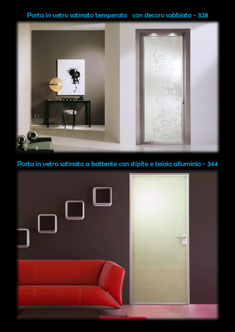 Porte a Vetro Scorrevoli e battenti