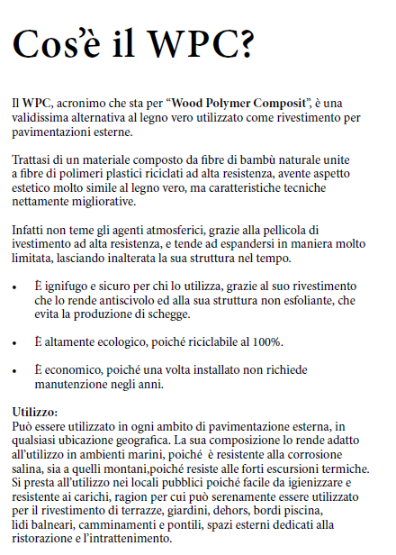 Listone Decking WPC