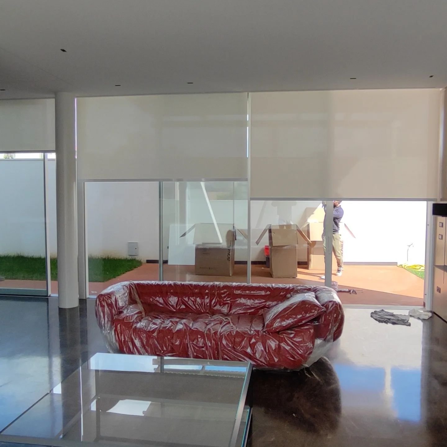 Tende a rullo per interno realizzate