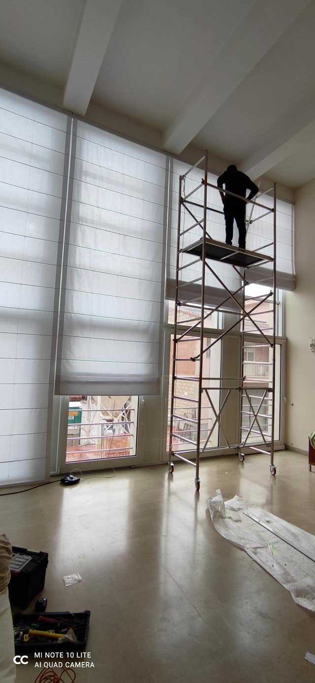 Tende a rullo per interno realizzate
