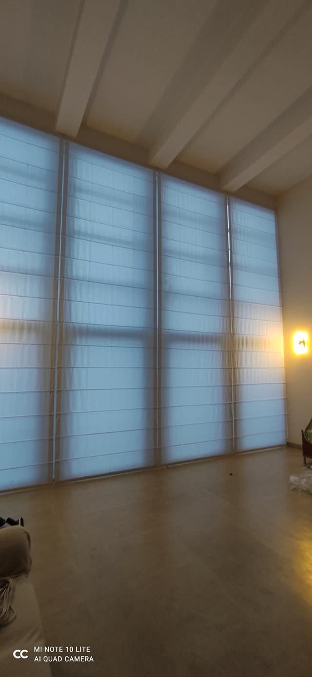 Tende a rullo per interno realizzate