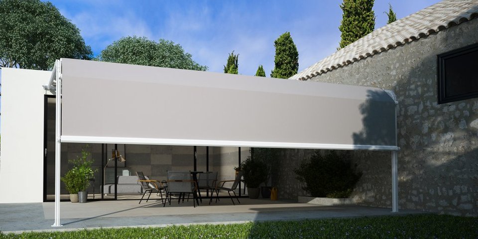 tenda a capanno attico