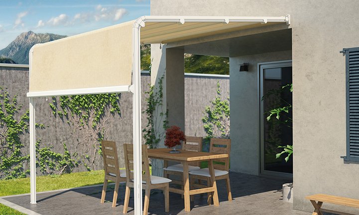 tenda a capanno attico