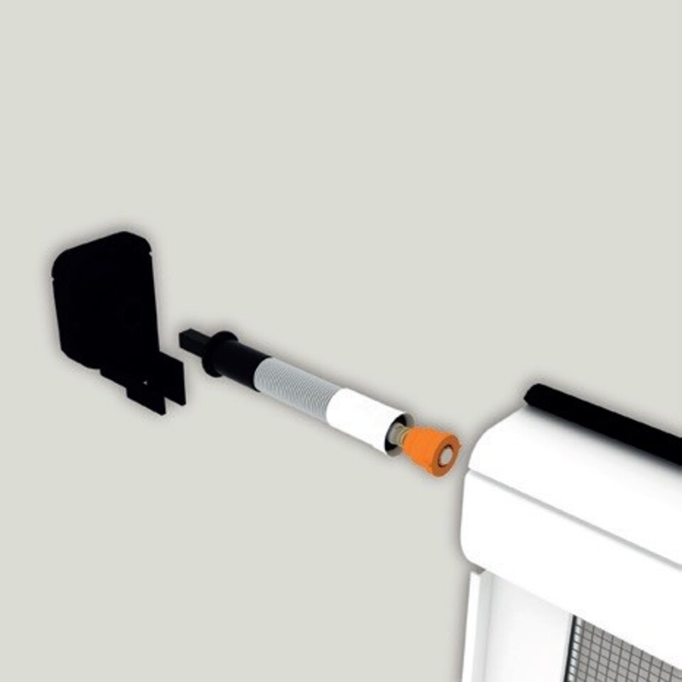 Zanzariera verticale a molla con bottoni + rallentatore