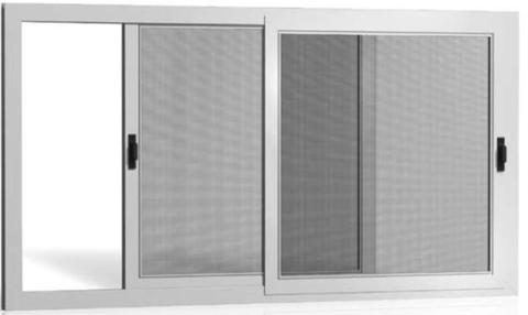 Zanzariera tris doppia anta scorrevole laterale per balcone e verticale per finestre