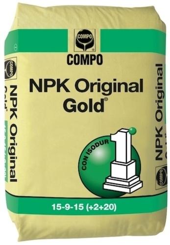 CONCIME PER PRATO COMPO NPK ORIGINAL GOLD 15-9-15