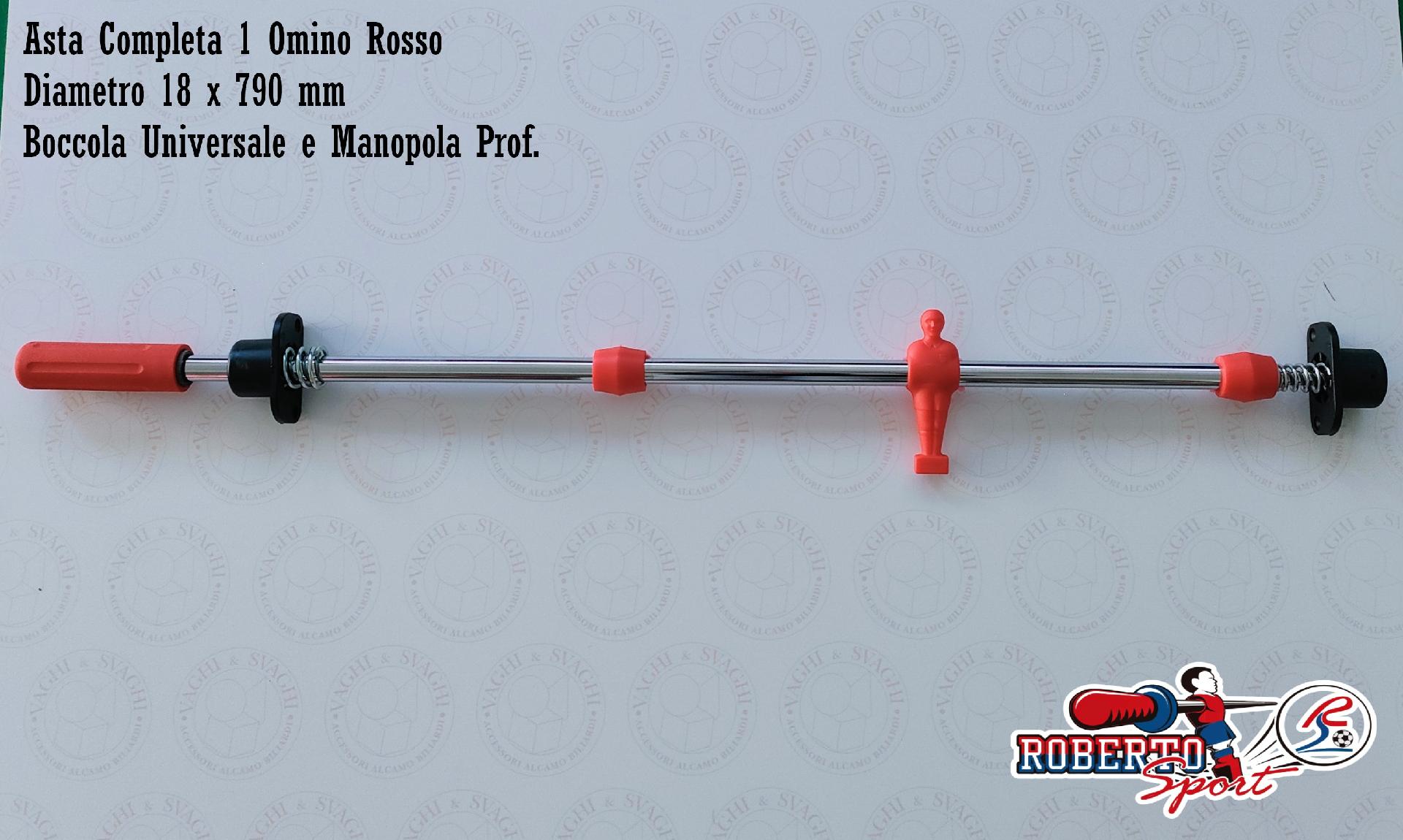 SERIE ASTE COMPLETE 18 X 790 MM. ROBERTO SPORT BOCCOLA UNIV/PROF