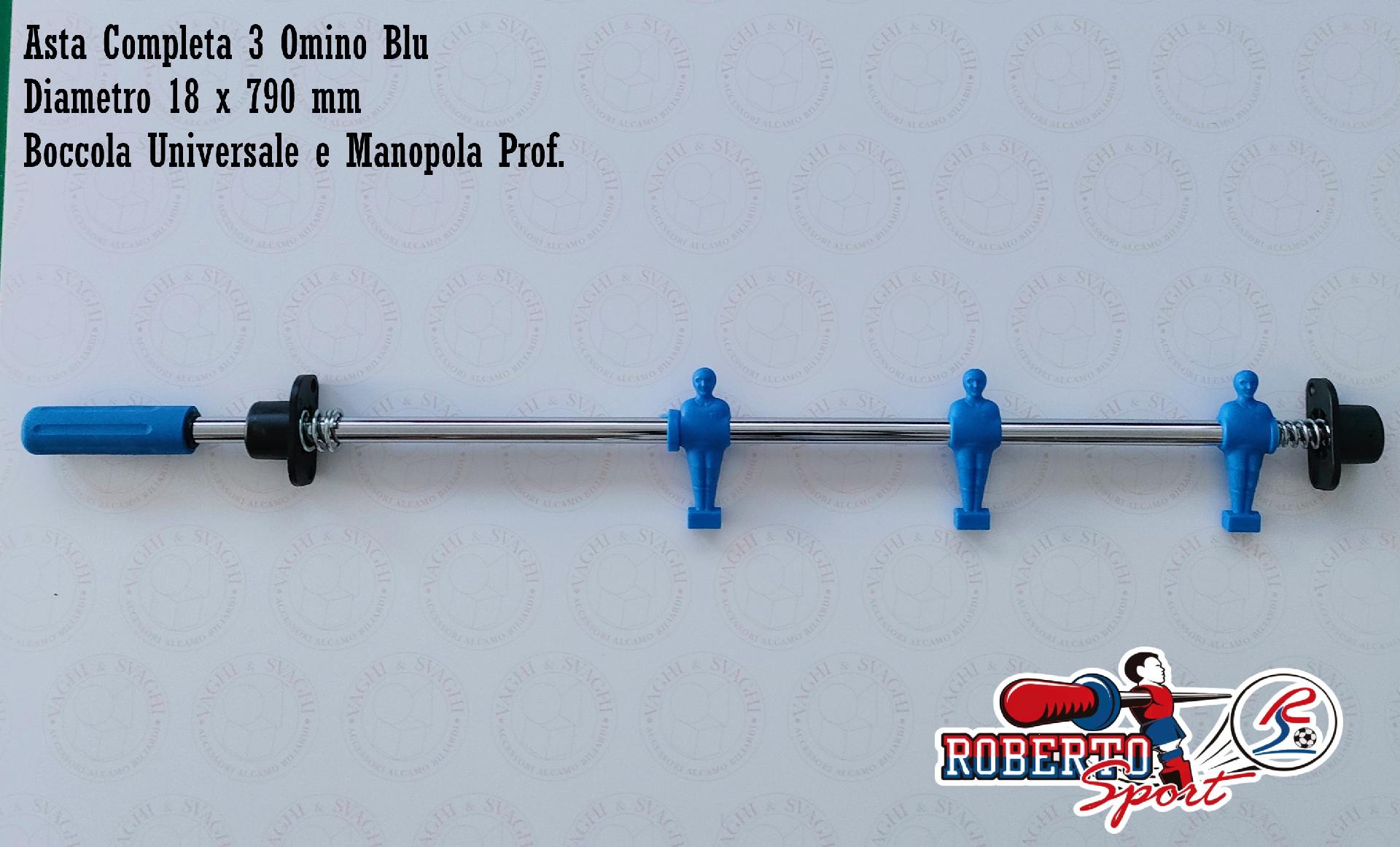 SERIE ASTE COMPLETE 18 X 790 MM. ROBERTO SPORT BOCCOLA UNIV/PROF