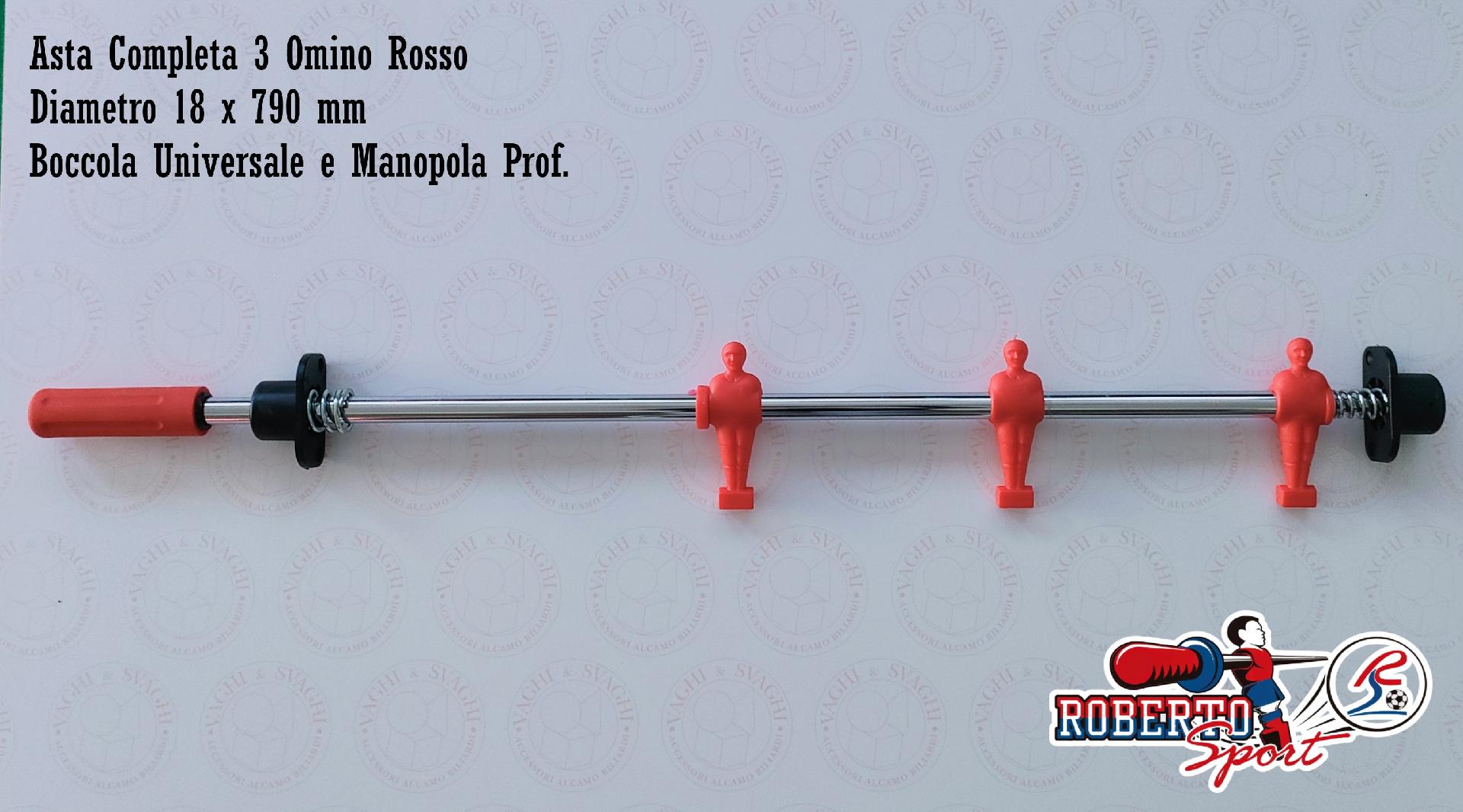 SERIE ASTE COMPLETE 18 X 790 MM. ROBERTO SPORT BOCCOLA UNIV/PROF