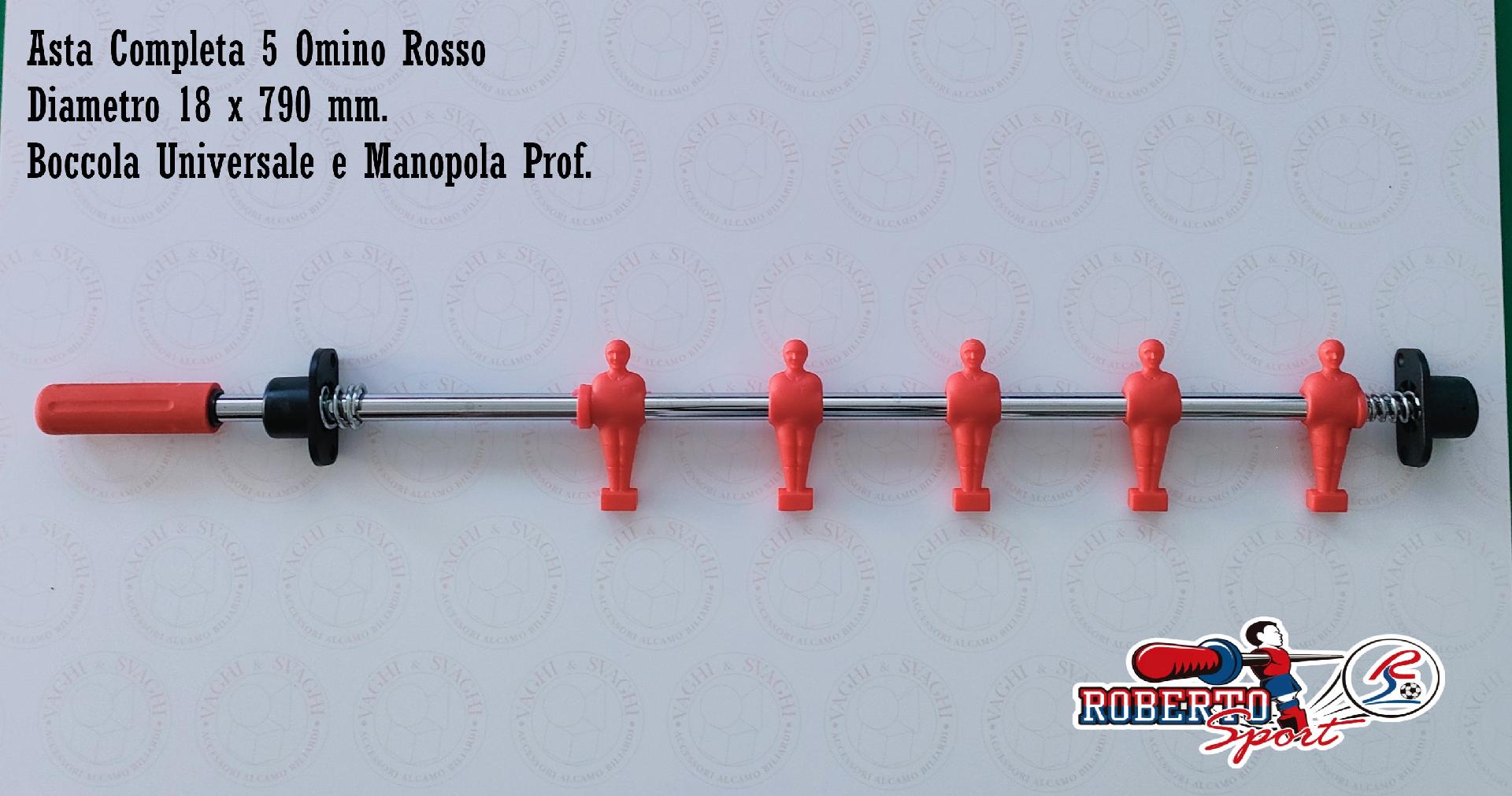 SERIE ASTE COMPLETE 18 X 790 MM. ROBERTO SPORT BOCCOLA UNIV/PROF