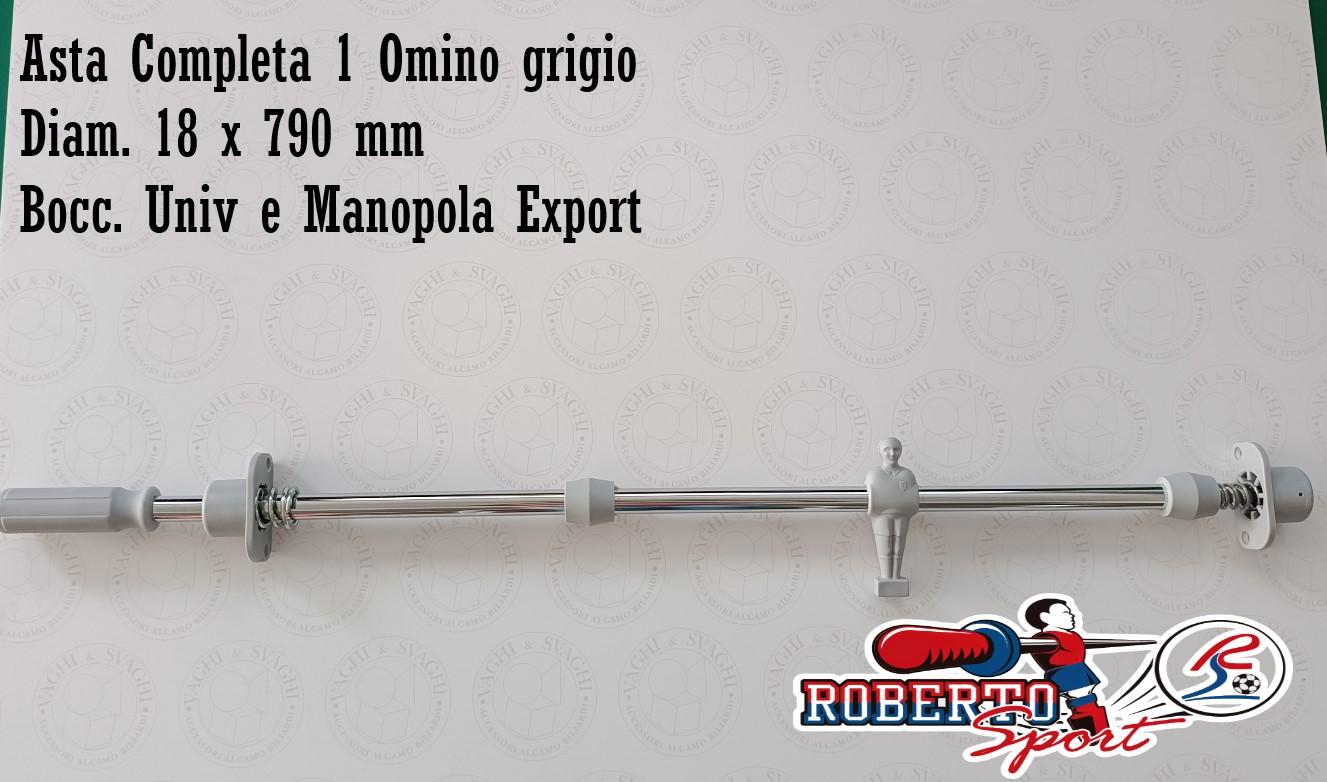 SERIE ASTE COMPLETE B/G 18 X 790  MM. ROBERTO SPORT BOCCOLA UNIV/ EXP