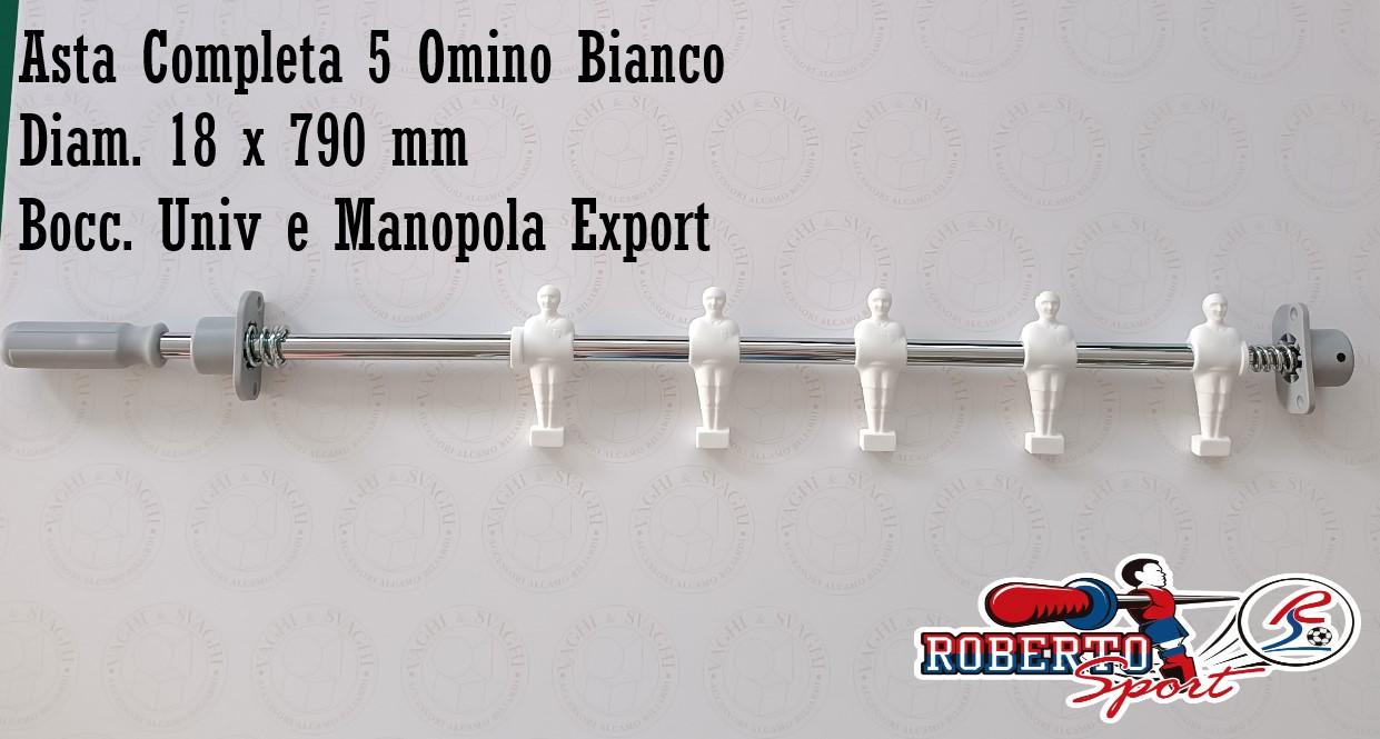 SERIE ASTE COMPLETE B/G 18 X 790  MM. ROBERTO SPORT BOCCOLA UNIV/ EXP