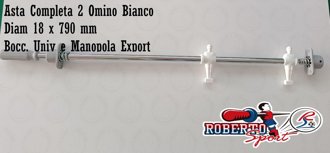 SERIE ASTE COMPLETE B/G 18 X 790  MM. ROBERTO SPORT BOCCOLA UNIV/ EXP