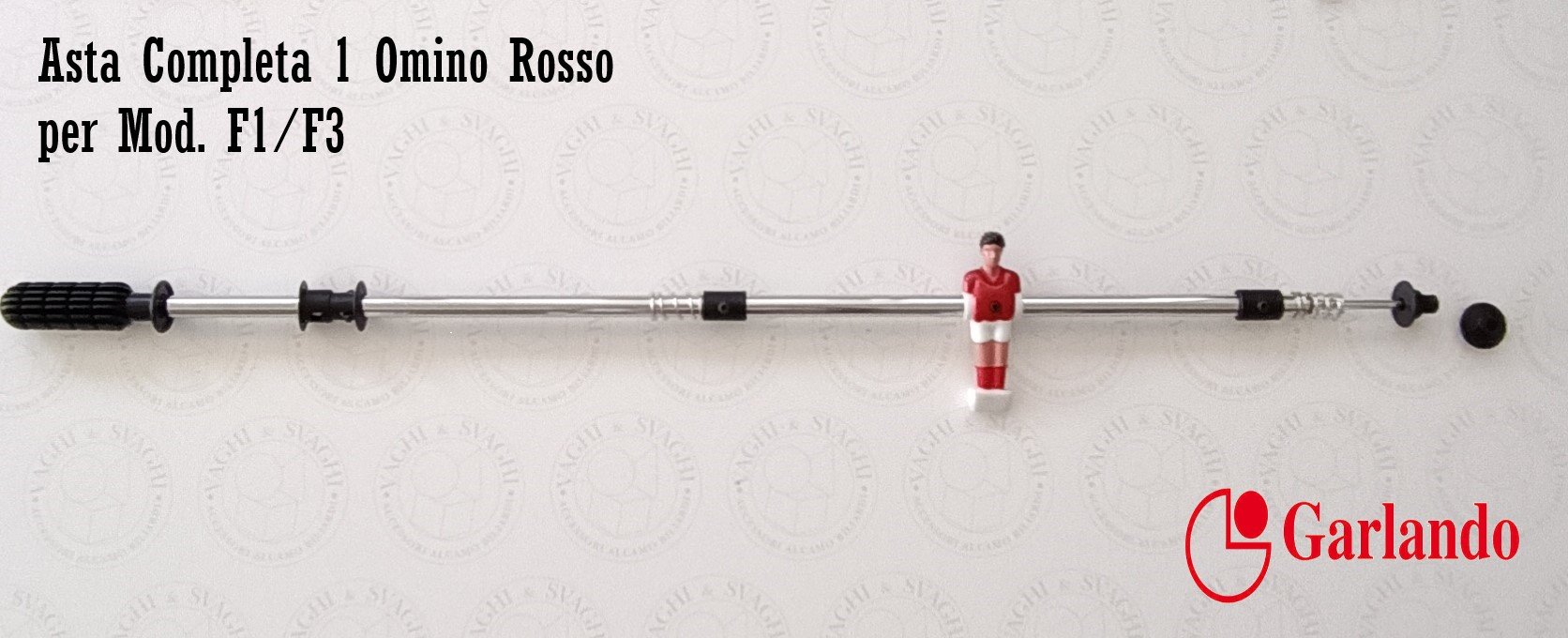 SERIE ASTE COMPLETE GARLANDO RIENTRANTI PER MOD. F1/F3