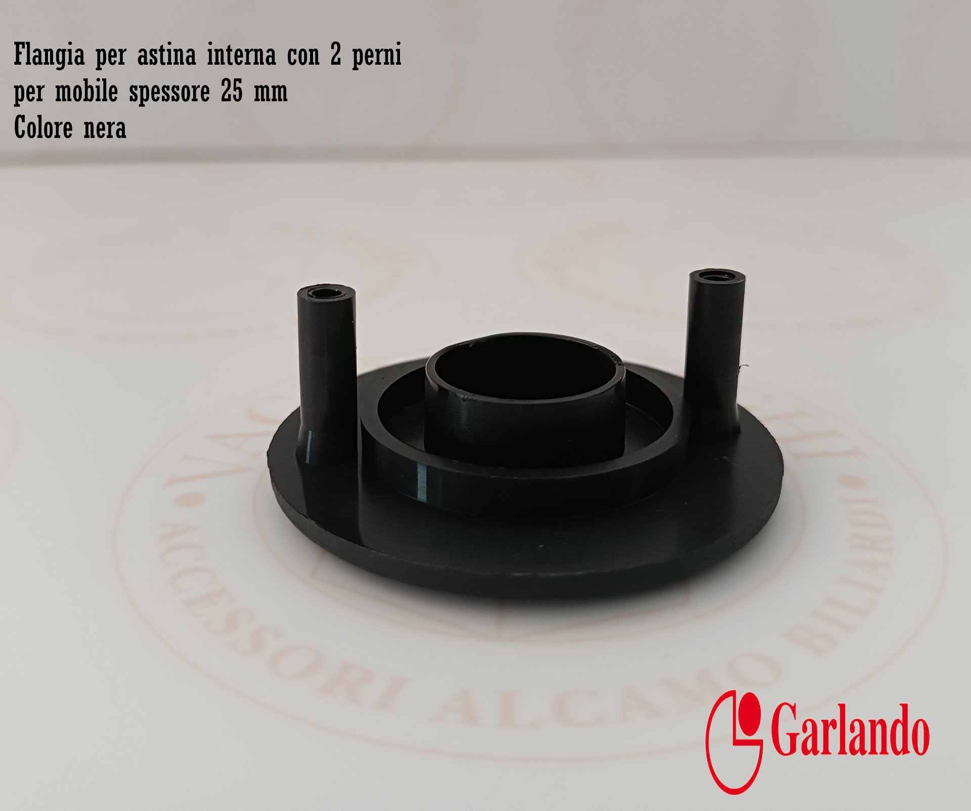 FLANGIA PER ASTINA INTERNA  CON PERNI  (DIAM. 10 MM) GARLANDO 3 MISURE