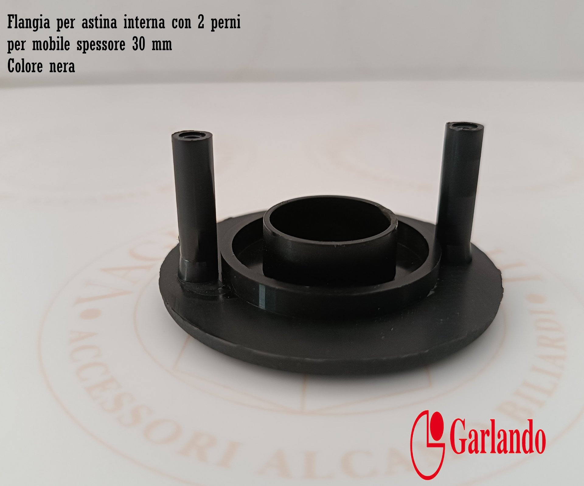 FLANGIA PER ASTINA INTERNA  CON PERNI  (DIAM. 10 MM) GARLANDO 3 MISURE