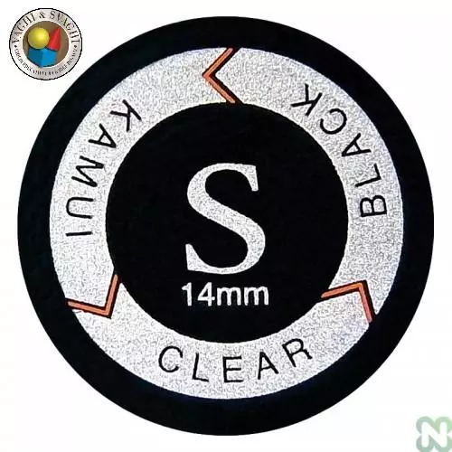 CUOIO BLACK CLEAR 14 MM KAMUI SUPER SOFT-SOFT-MEDIUM-HARD