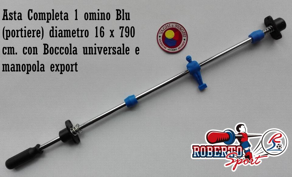 SERIE ASTE COMPLETE ROBERTO SPORT MIS. 16X790 MM BOCC. UNIV/MANOP. EXPORT
