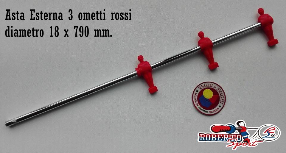 SERIE ASTE ESTERNE ROBERTO SPORT DIAMETRO 18 X 790 MM