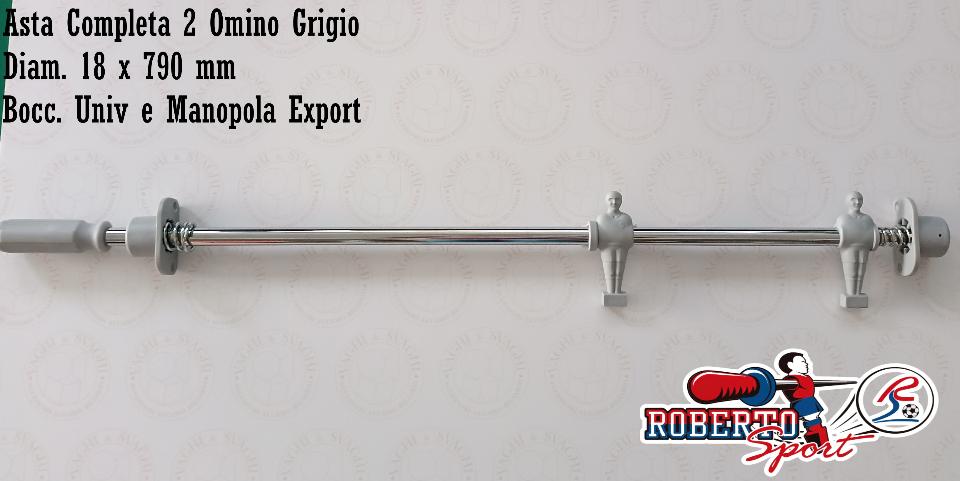 SERIE ASTE COMPLETE B/G 18 X 790  MM. ROBERTO SPORT BOCCOLA UNIV/ EXP