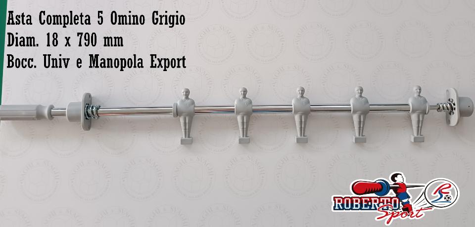 SERIE ASTE COMPLETE B/G 18 X 790  MM. ROBERTO SPORT BOCCOLA UNIV/ EXP
