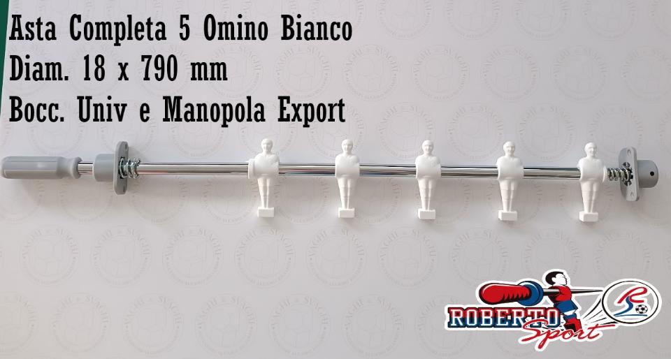 SERIE ASTE COMPLETE B/G 18 X 790  MM. ROBERTO SPORT BOCCOLA UNIV/ EXP