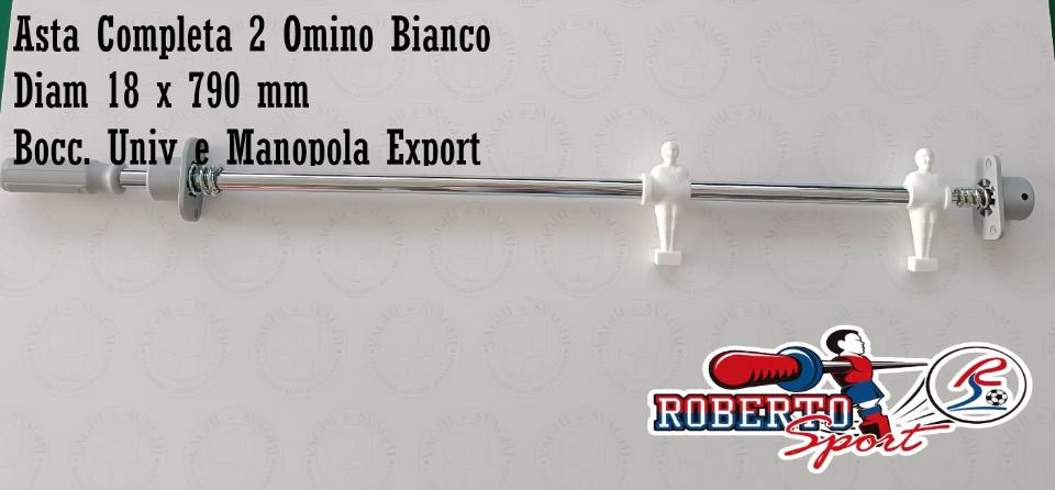 SERIE ASTE COMPLETE B/G 18 X 790  MM. ROBERTO SPORT BOCCOLA UNIV/ EXP