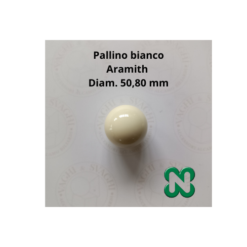 PALLINO BIANCO ARAMITH 5 DIAMETRI