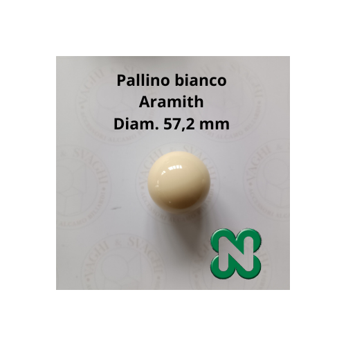 PALLINO BIANCO ARAMITH 5 DIAMETRI