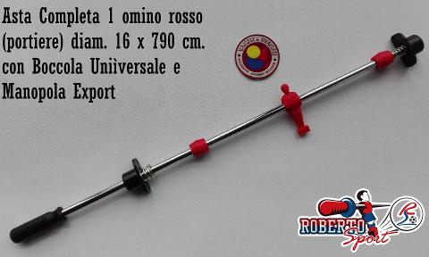 SERIE ASTE COMPLETE 16 X 790 MM. ROBERTO SPORT BOCCOLA UNIVERSALE/ MAN EXPORT
