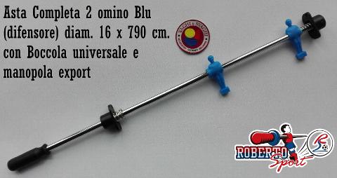 SERIE ASTE COMPLETE 16 X 790 MM. ROBERTO SPORT BOCCOLA UNIVERSALE/ MAN EXPORT