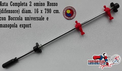 SERIE ASTE COMPLETE 16 X 790 MM. ROBERTO SPORT BOCCOLA UNIVERSALE/ MAN EXPORT