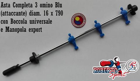 SERIE ASTE COMPLETE 16 X 790 MM. ROBERTO SPORT BOCCOLA UNIVERSALE/ MAN EXPORT