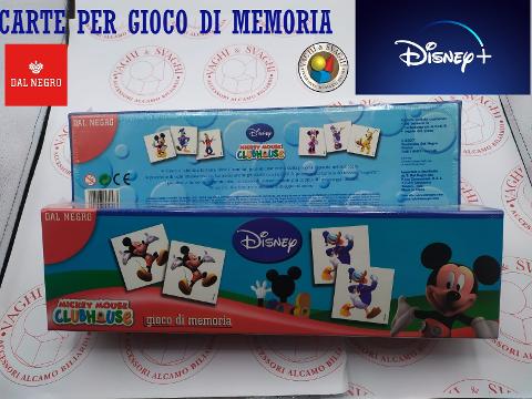 CARTE PER GIOCO DI MEMORIA DAL NEGRO DISNEY