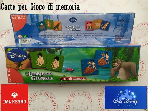 CARTE PER GIOCO DI MEMORIA DAL NEGRO DISNEY