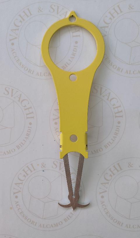 POSIZIONATORE X ARBITRI IN ALLUMINIO ROSSO PER BILIE DIAM 61,5 MM