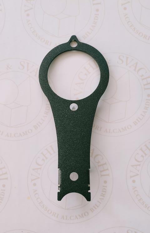 POSIZIONATORE X ARBITRI IN ALLUMINIO ROSSO PER BILIE DIAM 61,5 MM