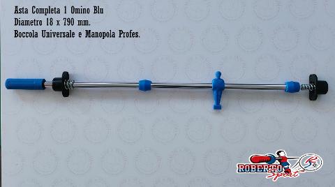 SERIE ASTE COMPLETE R/B 18 X 790 MM. ROBERTO SPORT BOCCOLA UNIV/PROF
