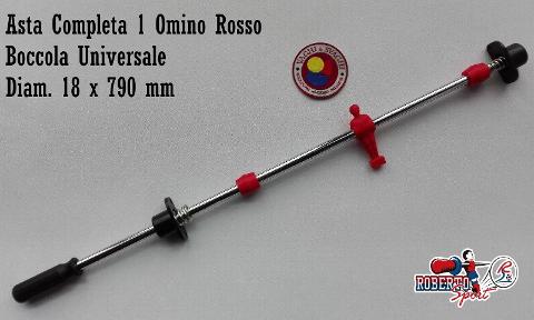 SERIE ASTE COMPLETE R/B 18 X 790  MM. ROBERTO SPORT BOCCOLA UNIV/EXP