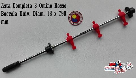 SERIE ASTE COMPLETE R/B 18 X 790  MM. ROBERTO SPORT BOCCOLA UNIV/EXP