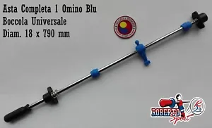 SERIE ASTE COMPLETE R/B 18 X 790  MM. ROBERTO SPORT BOCCOLA UNIV/EXP