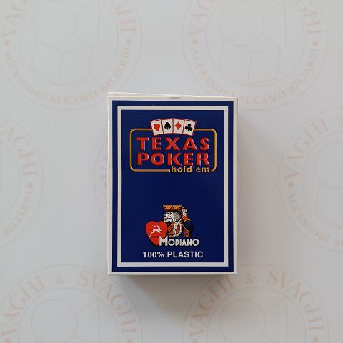 CARTE POKER MODIANO 98  DORSO BLU