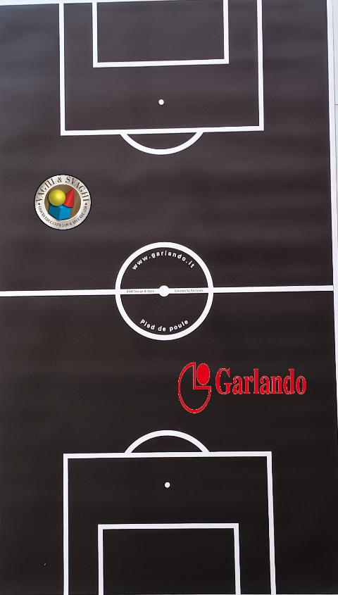 CAMPO GIOCO GARLANDO PER MODELLI G 500 MIS.1205 X 705 MM.