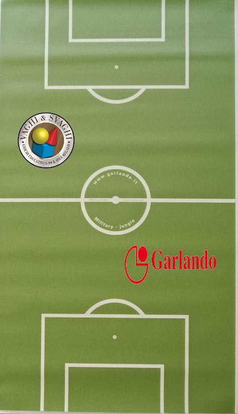 CAMPO GIOCO GARLANDO PER MODELLI G 500 MIS.1205 X 705 MM.