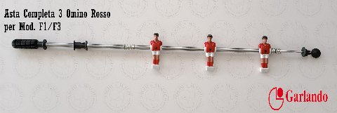 SERIE ASTE COMPLETE GARLANDO RIENTRANTI PER MOD. F1/F3