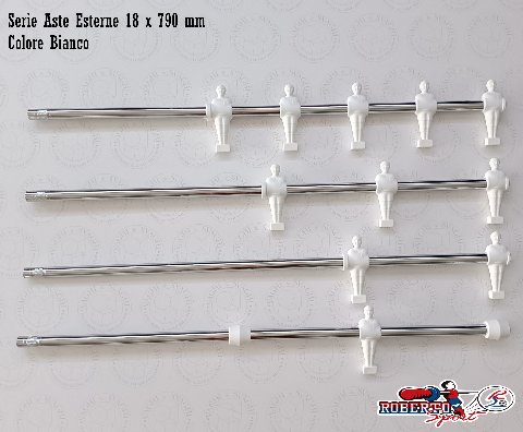 SERIE ASTE ESTERNE ROBERTO SPORT DIAM. 18 X 790 MM